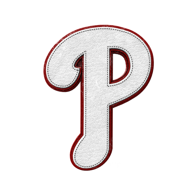 The Philadelphia logo as a leather patch