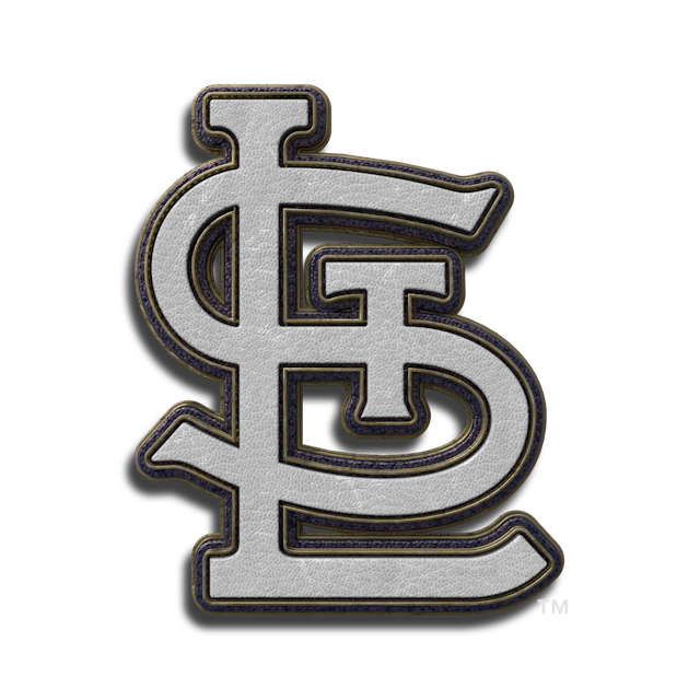 The St. Louis Cardinals logo as a leather patch