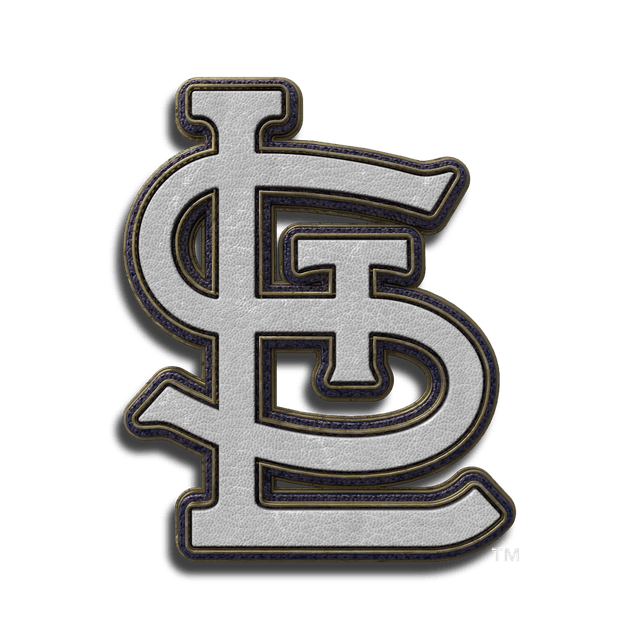 The St. Louis Cardinals logo as a leather patch