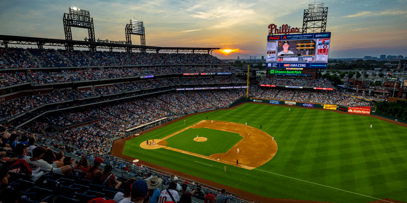 A view of Citizens Bank Park™ from the seats