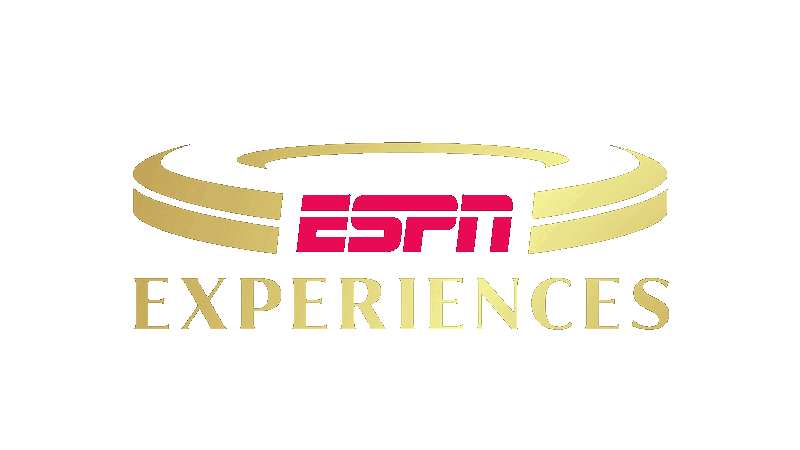 The ESPN Experiences logo, which resembles a sports arena